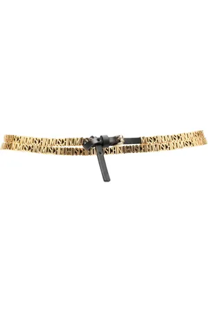 Moschino Cinturón con letras del logo