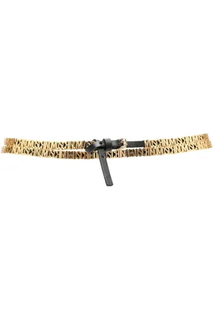 Moschino Cinturón con letras del logo