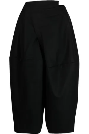 Comme des Garçons Pantalones capri con diseño ancho