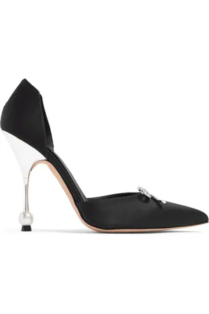 Giambattista Valli Zapatillas de satén con tacón de 105mm