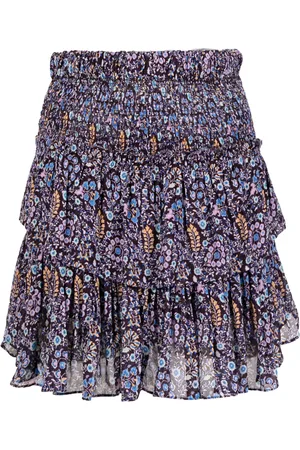 Marant Etoile Falda corta Hilari con estampado floral