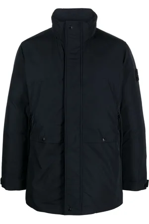 Stone Island Parka con parche del logo