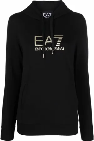 EA7 Hoodie con logo estampado