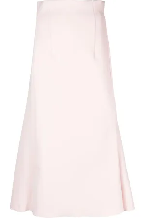 Serafini Falda midi con diseño plisado