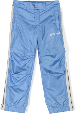 Palm Angels Pantalones rectos con detalle de rayas