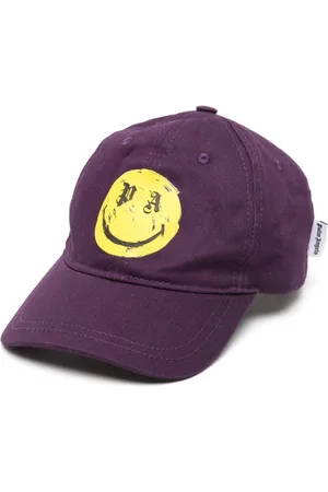 Palm Angels Gorra con estampado Smiley