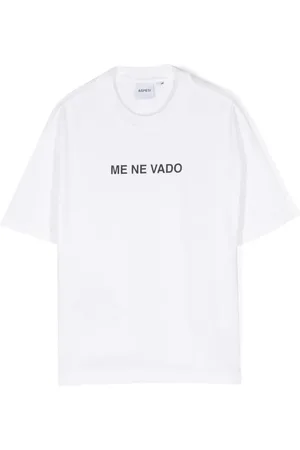 Aspesi Playera con eslogan estampado