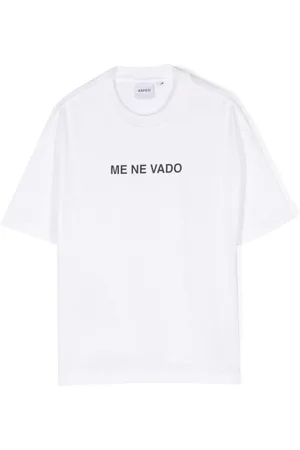 Aspesi Playera con eslogan estampado