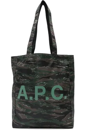 A.P.C. Tote con logo estampado