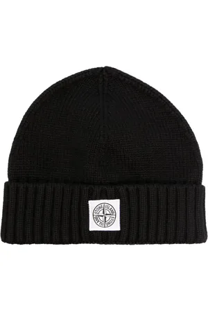 Stone Island Gorro con parche del logo