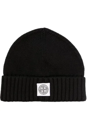 Stone Island Gorro con parche del logo