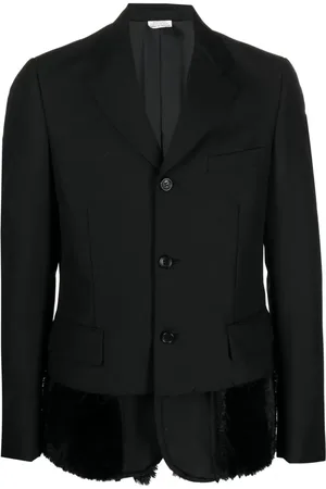 Comme des Garçons Blazer de tejido afelpado
