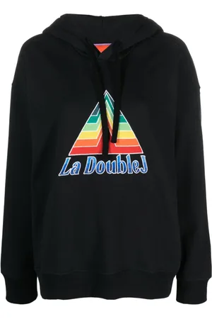 La DoubleJ Hoodie Discman con logo estampado