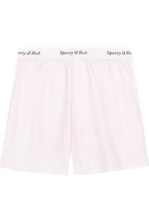 Sporty & Rich Bóxer oxford con rayas