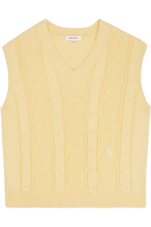 Sporty & Rich Chaleco tejido de ocho SRC