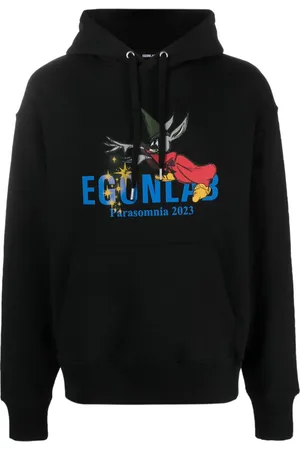 EgonLab Hoodie Fantasia con estampado gráfico
