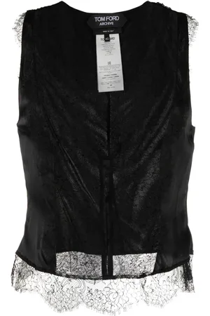 Tom Ford Top estilo camisón con encaje