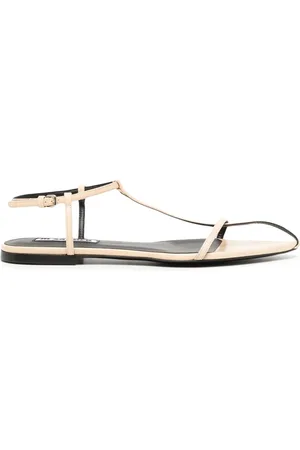 Jil Sander Sandalias planas con tiras