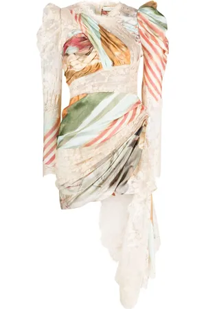 ZIMMERMANN Vestido corto de seda Luminosity