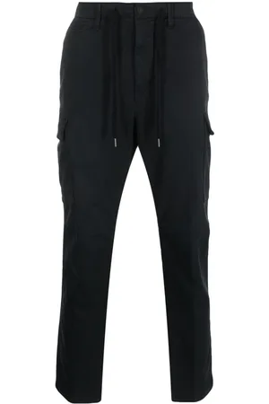 Ralph Lauren Pantalones tapered con cordones en la pretina