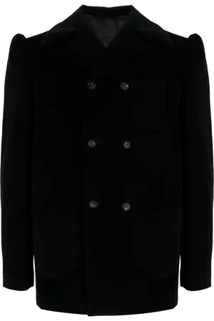 EgonLab Blazer de terciopelo con doble botonadura