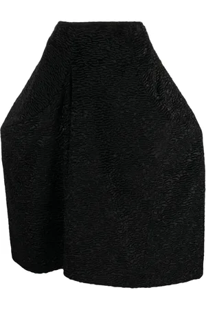 Comme des Garçons Falda plisada con efecto cloqué