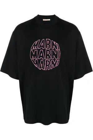Marni Playera con logo estampado