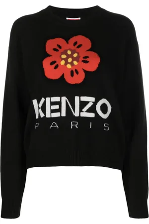 Kenzo Suéter con motivo Boke Flower