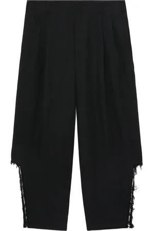 Comme des Garçons Pantalones drop-crotch con tiro alto