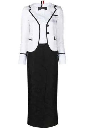 Thom Browne Vestido trompe l