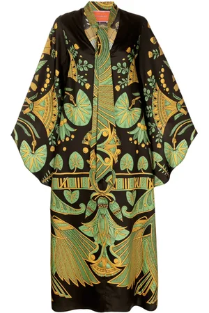 La DoubleJ Vestido midi de seda Magnifico
