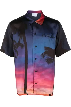 BLUE SKY INN Camisa manga corta con logo bordado