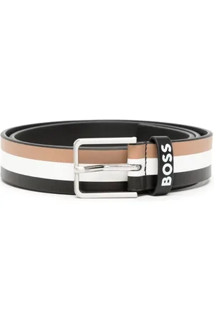 HUGO BOSS Cinturón con motivo de rayas