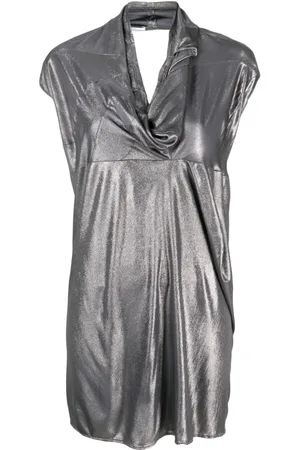 Dior Vestido corto con efecto lamé
