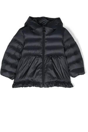 Moncler Abrigo capitonado con logo estampado