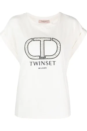Twin-Set Playera con logo bordado