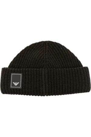 Emporio Armani Gorro con parche del logo