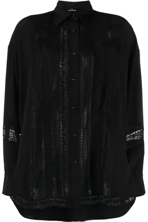 ERMANNO SCERVINO Blusa con paneles de encaje