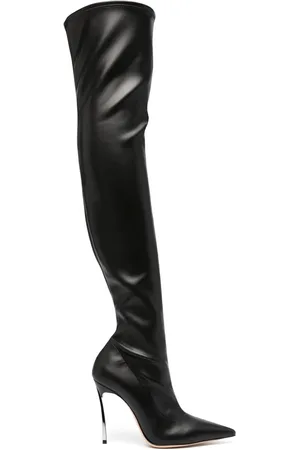 Casadei Botas altas Blade con tacón de 100mm