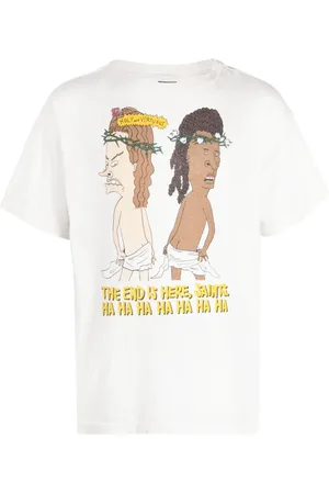 SAINT MXXXXXX Playera con estampado gráfico