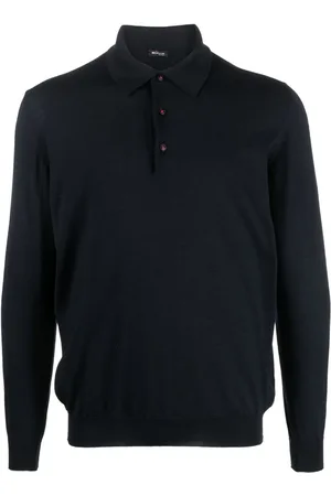 Kiton Playera tipo polo manga larga