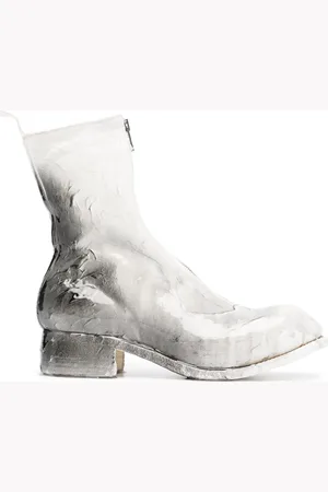 GUIDI Botines con efecto de pintura