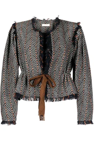 ULLA JOHNSON Chamarra de tweed Ames