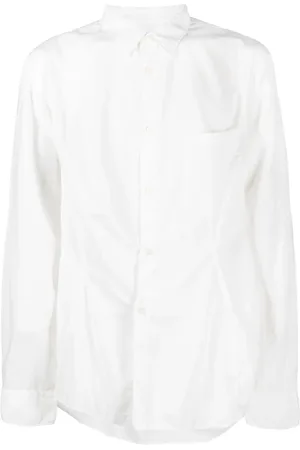 Comme des Garçons Camisa drapeada manga larga