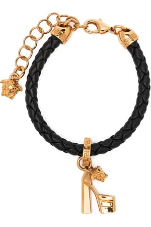 VERSACE Pulsera Aevitas con diseño trenzado