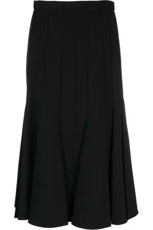 ERMANNO SCERVINO Falda midi con diseño plisado y cintura alta