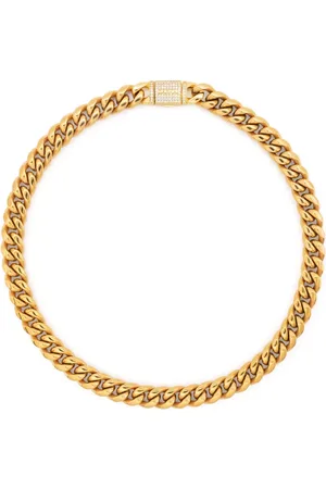DARKAI Collar de cadena bañado en oro