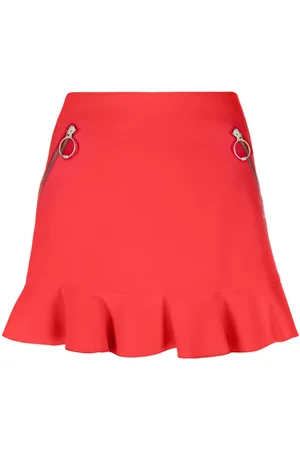 Dsquared2 Falda corta con volantes y detalle de cierre