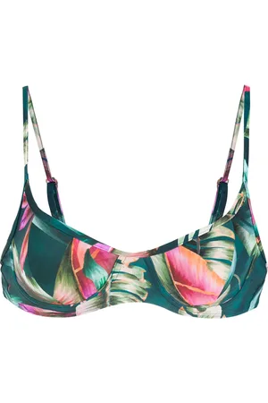 Lygia & Nanny Bikini Cassis con estampado de hojas