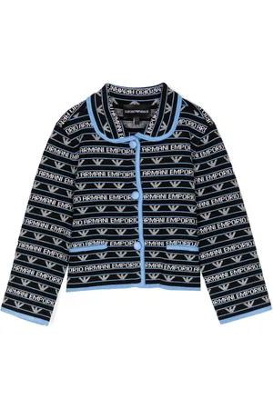 Emporio Armani Chamarra con logo en jacquard
